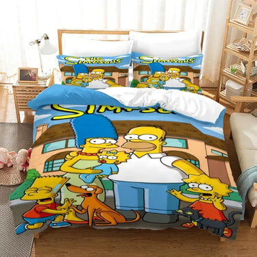 Housse de Couette Les Simpsons Maison